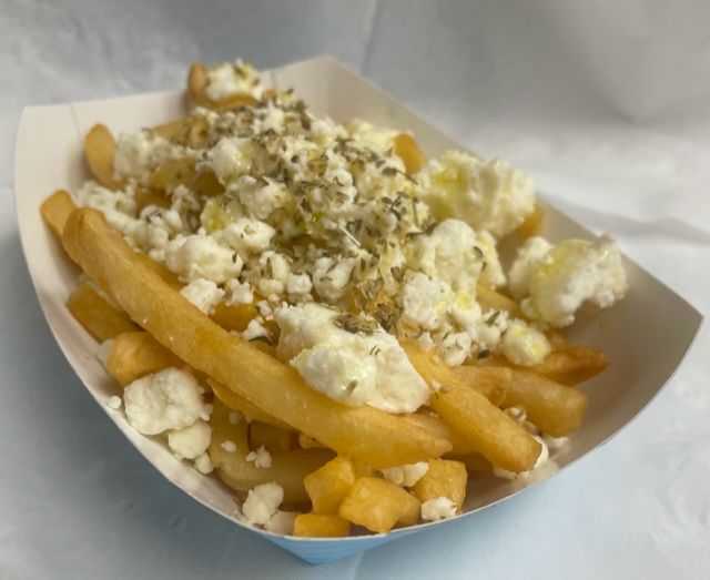 Feta fries with oregano