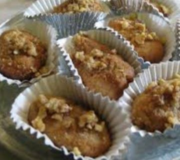 Melomakarona, honey-soaked cookies with walnuts